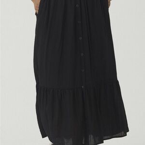 Chic Black Maxi Skirt